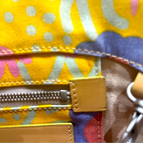 Chanel Floral Pattern Canvas Tote - Picture 8 of 15